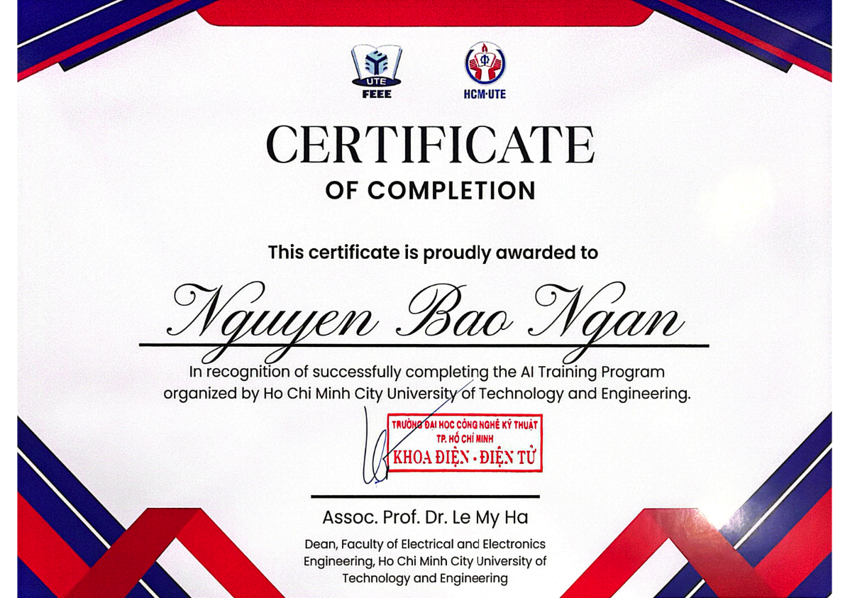 Activities — Nguyen Bao Ngan
